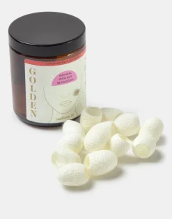 Natura Selection Bote 20 Capullos Gusano Seda Exfoliantes
