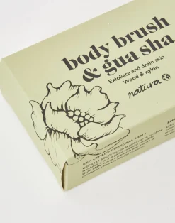 Natura Selection Cepillo Corporal Con Gua Sha