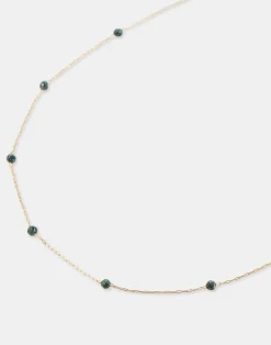 Natura Selection Collar Dorado Piedra Color