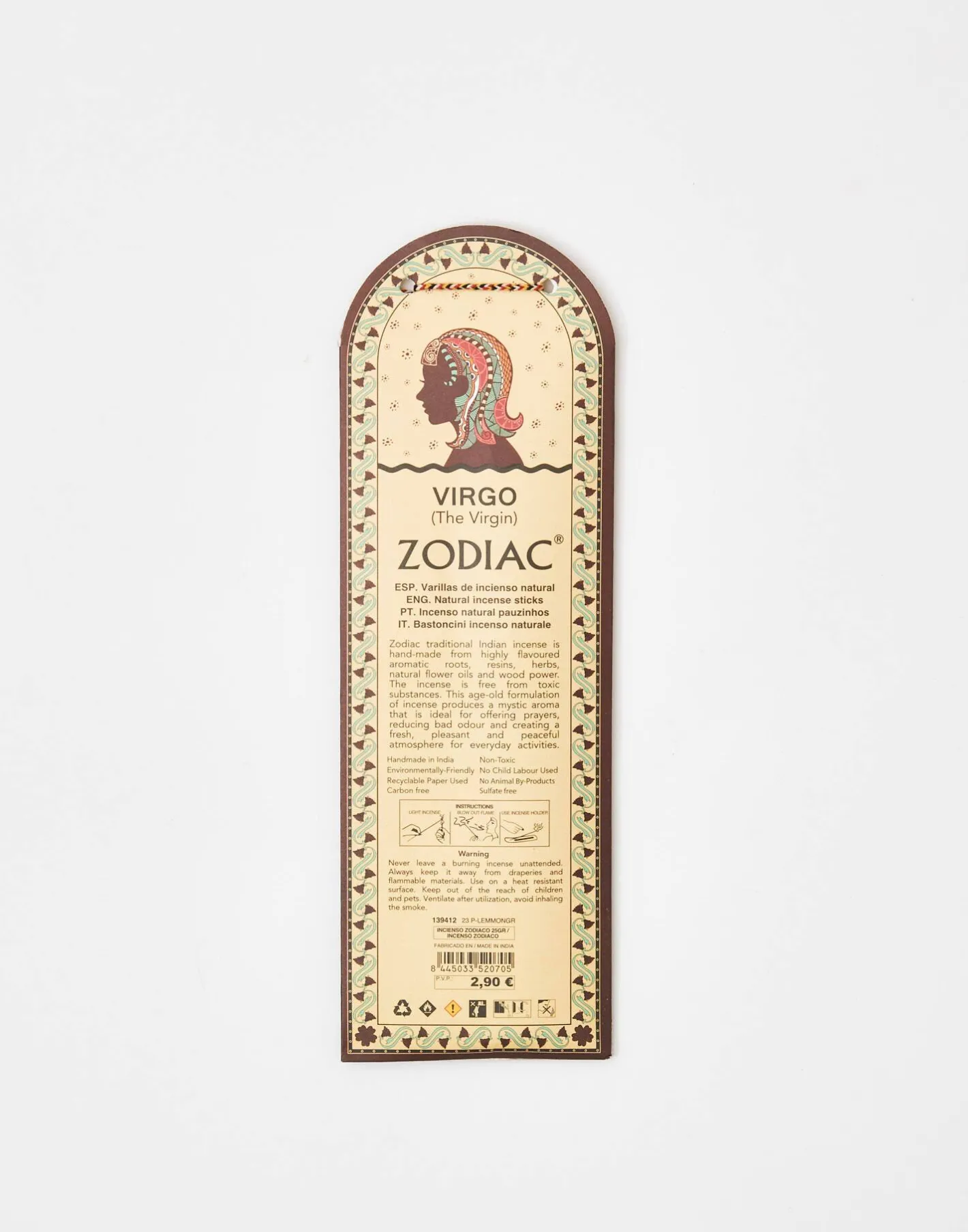 Natura Selection Incienso Zodiaco 25gr
