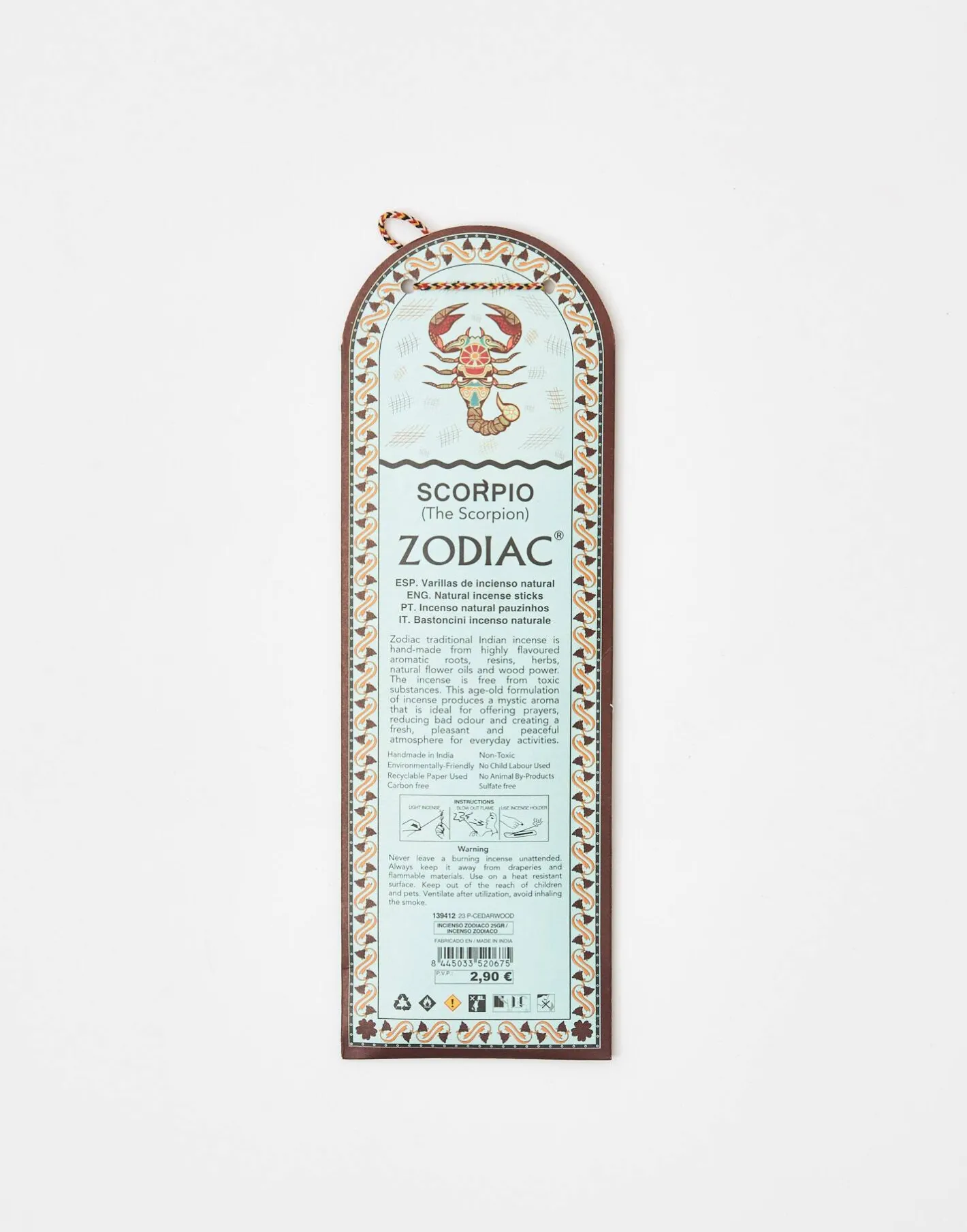 Natura Selection Incienso Zodiaco 25gr