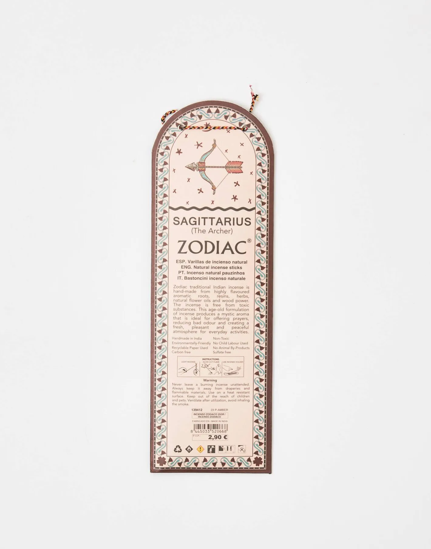 Natura Selection Incienso Zodiaco 25gr