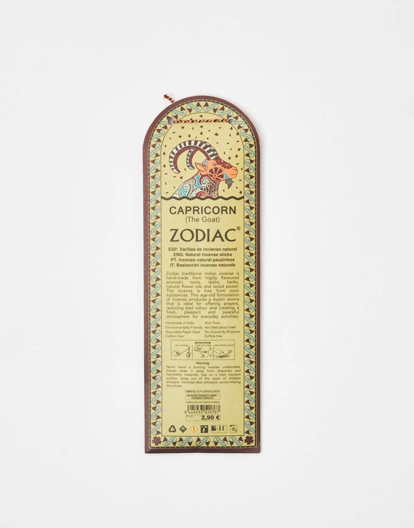 Natura Selection Incienso Zodiaco 25gr