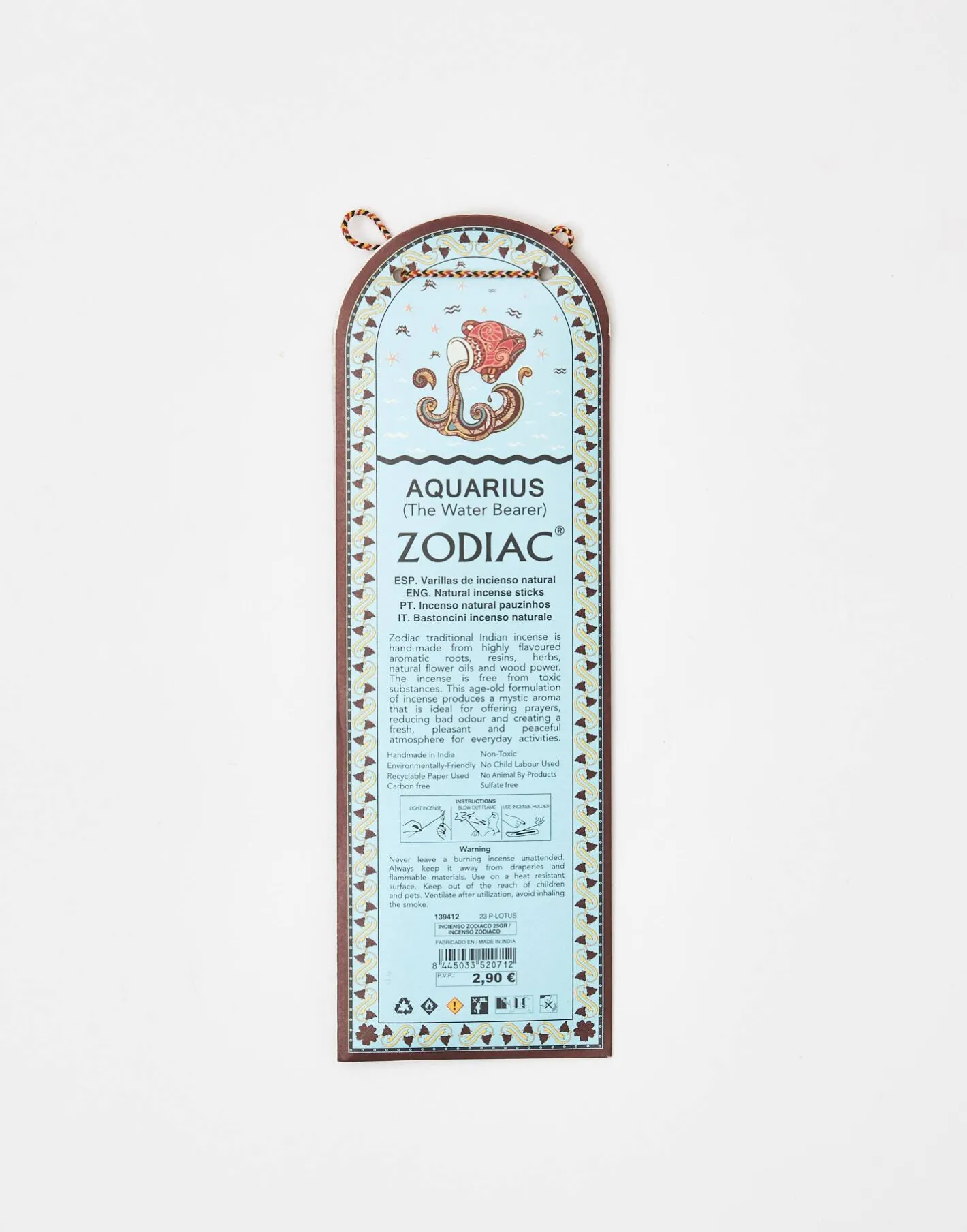 Natura Selection Incienso Zodiaco 25gr