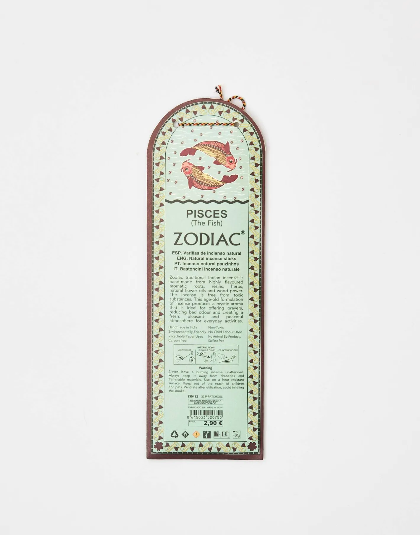 Natura Selection Incienso Zodiaco 25gr