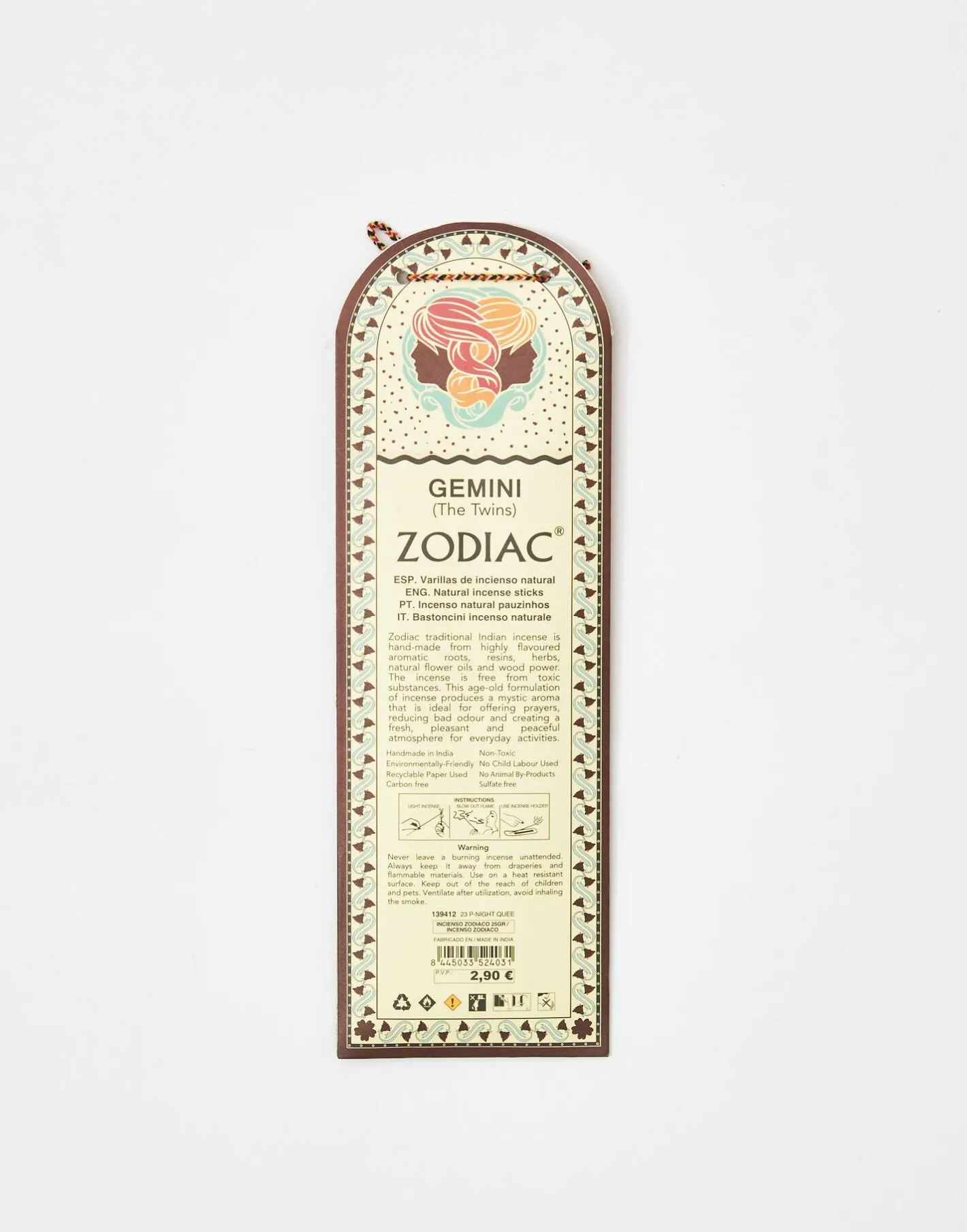 Natura Selection Incienso Zodiaco 25gr