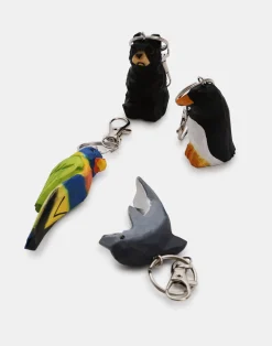 Natura Selection Llavero Animales Madera