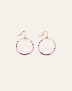 Natura Selection Pendientes Aro Beads