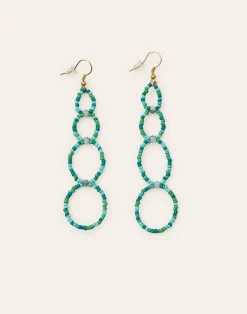 Natura Selection Pendientes Aros Beads
