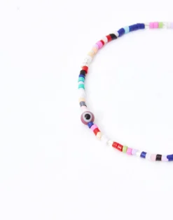 Natura Selection Pulsera Cuentas Mini Ojo Turco