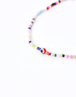 Natura Selection Pulsera Cuentas Mini Ojo Turco
