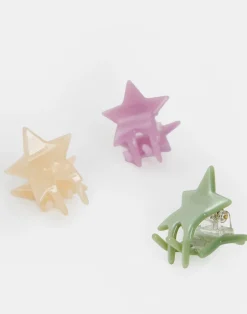 Natura Selection Set 3 Pinzas Pelo Estrellitas